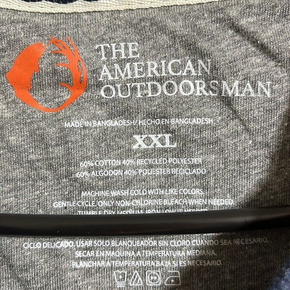 The American outdoorsman 1/3 button front pocket size 2 XL shirt - Picture 2 of 4